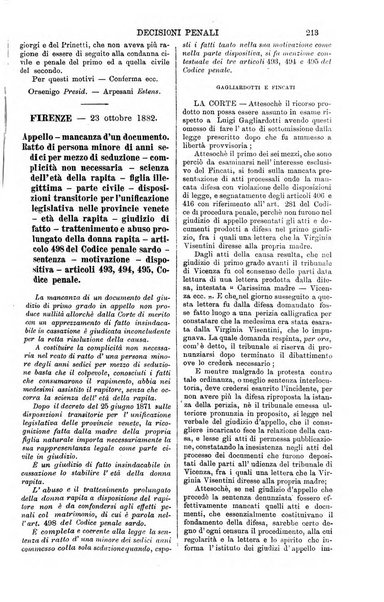 Annali della giurisprudenza italiana raccolta generale delle decisioni delle Corti di cassazione e d'appello in materia civile, criminale, commerciale, di diritto pubblico e amministrativo, e di procedura civile e penale