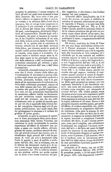 Annali della giurisprudenza italiana raccolta generale delle decisioni delle Corti di cassazione e d'appello in materia civile, criminale, commerciale, di diritto pubblico e amministrativo, e di procedura civile e penale