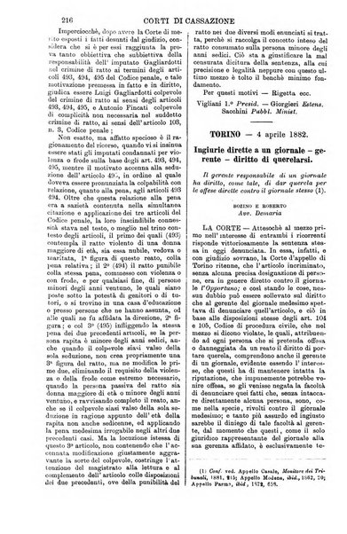 Annali della giurisprudenza italiana raccolta generale delle decisioni delle Corti di cassazione e d'appello in materia civile, criminale, commerciale, di diritto pubblico e amministrativo, e di procedura civile e penale