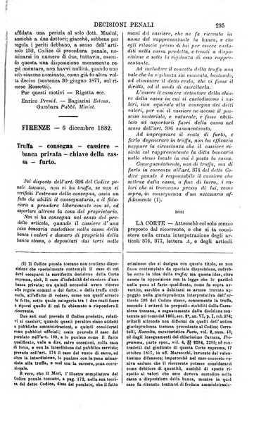 Annali della giurisprudenza italiana raccolta generale delle decisioni delle Corti di cassazione e d'appello in materia civile, criminale, commerciale, di diritto pubblico e amministrativo, e di procedura civile e penale