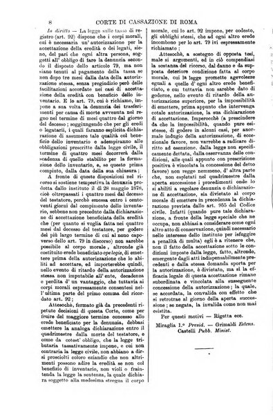 Annali della giurisprudenza italiana raccolta generale delle decisioni delle Corti di cassazione e d'appello in materia civile, criminale, commerciale, di diritto pubblico e amministrativo, e di procedura civile e penale