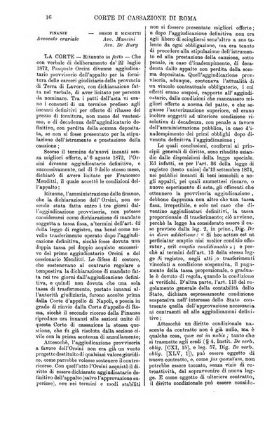 Annali della giurisprudenza italiana raccolta generale delle decisioni delle Corti di cassazione e d'appello in materia civile, criminale, commerciale, di diritto pubblico e amministrativo, e di procedura civile e penale