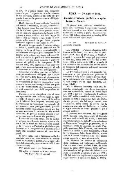 Annali della giurisprudenza italiana raccolta generale delle decisioni delle Corti di cassazione e d'appello in materia civile, criminale, commerciale, di diritto pubblico e amministrativo, e di procedura civile e penale