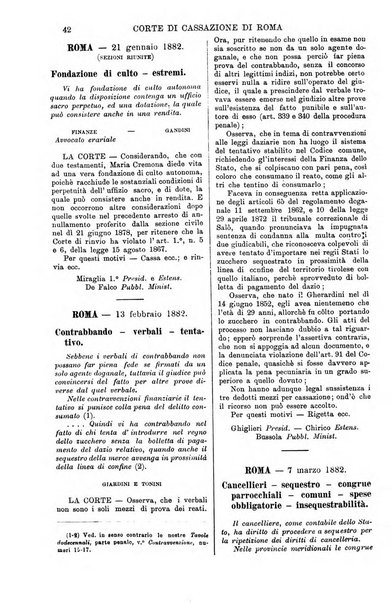 Annali della giurisprudenza italiana raccolta generale delle decisioni delle Corti di cassazione e d'appello in materia civile, criminale, commerciale, di diritto pubblico e amministrativo, e di procedura civile e penale