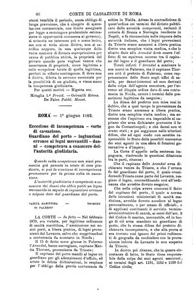 Annali della giurisprudenza italiana raccolta generale delle decisioni delle Corti di cassazione e d'appello in materia civile, criminale, commerciale, di diritto pubblico e amministrativo, e di procedura civile e penale