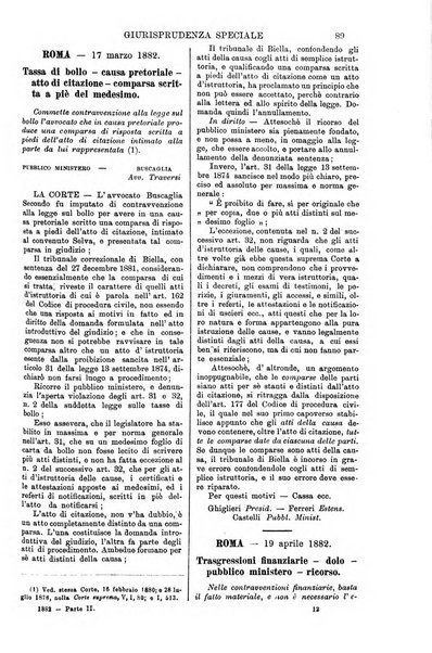 Annali della giurisprudenza italiana raccolta generale delle decisioni delle Corti di cassazione e d'appello in materia civile, criminale, commerciale, di diritto pubblico e amministrativo, e di procedura civile e penale