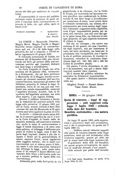 Annali della giurisprudenza italiana raccolta generale delle decisioni delle Corti di cassazione e d'appello in materia civile, criminale, commerciale, di diritto pubblico e amministrativo, e di procedura civile e penale