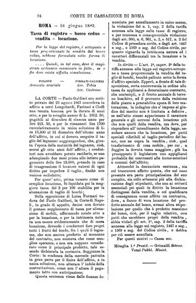 Annali della giurisprudenza italiana raccolta generale delle decisioni delle Corti di cassazione e d'appello in materia civile, criminale, commerciale, di diritto pubblico e amministrativo, e di procedura civile e penale