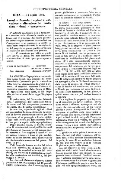 Annali della giurisprudenza italiana raccolta generale delle decisioni delle Corti di cassazione e d'appello in materia civile, criminale, commerciale, di diritto pubblico e amministrativo, e di procedura civile e penale