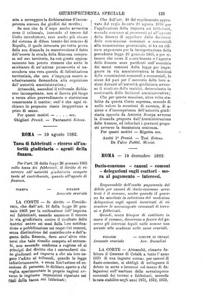 Annali della giurisprudenza italiana raccolta generale delle decisioni delle Corti di cassazione e d'appello in materia civile, criminale, commerciale, di diritto pubblico e amministrativo, e di procedura civile e penale