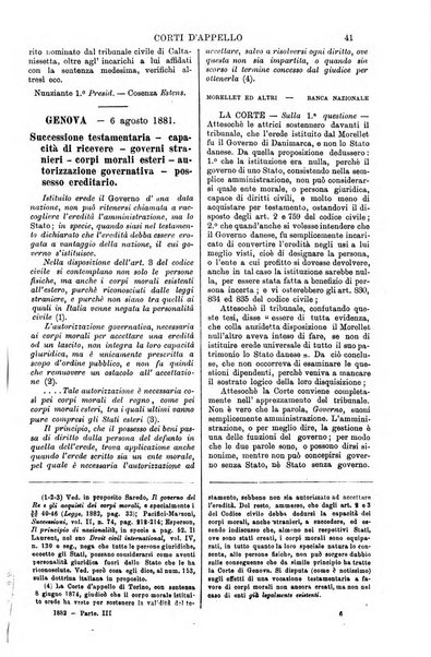 Annali della giurisprudenza italiana raccolta generale delle decisioni delle Corti di cassazione e d'appello in materia civile, criminale, commerciale, di diritto pubblico e amministrativo, e di procedura civile e penale