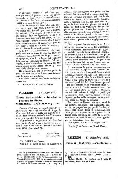 Annali della giurisprudenza italiana raccolta generale delle decisioni delle Corti di cassazione e d'appello in materia civile, criminale, commerciale, di diritto pubblico e amministrativo, e di procedura civile e penale