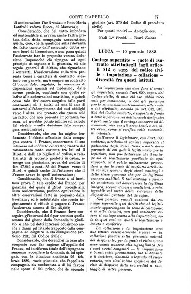 Annali della giurisprudenza italiana raccolta generale delle decisioni delle Corti di cassazione e d'appello in materia civile, criminale, commerciale, di diritto pubblico e amministrativo, e di procedura civile e penale