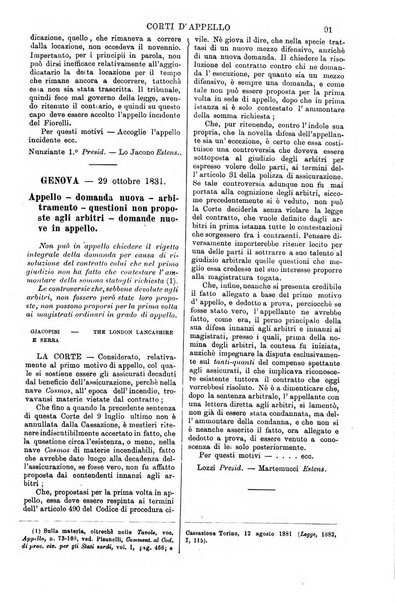 Annali della giurisprudenza italiana raccolta generale delle decisioni delle Corti di cassazione e d'appello in materia civile, criminale, commerciale, di diritto pubblico e amministrativo, e di procedura civile e penale