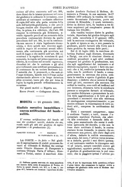 Annali della giurisprudenza italiana raccolta generale delle decisioni delle Corti di cassazione e d'appello in materia civile, criminale, commerciale, di diritto pubblico e amministrativo, e di procedura civile e penale