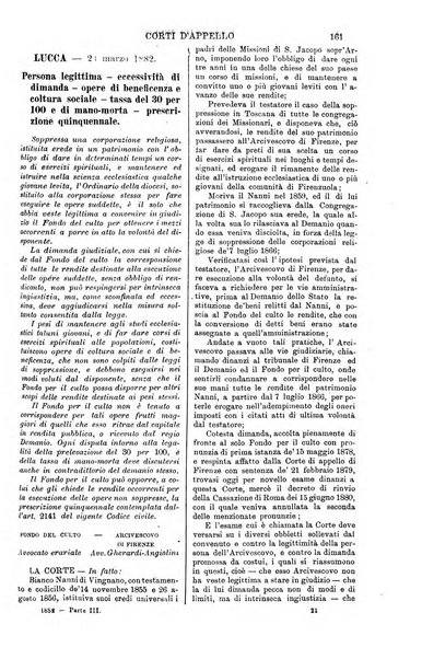 Annali della giurisprudenza italiana raccolta generale delle decisioni delle Corti di cassazione e d'appello in materia civile, criminale, commerciale, di diritto pubblico e amministrativo, e di procedura civile e penale