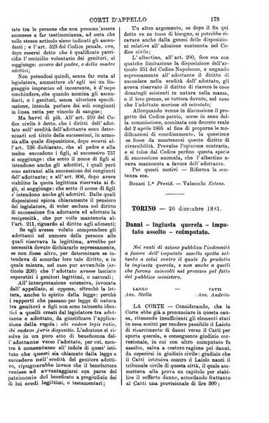 Annali della giurisprudenza italiana raccolta generale delle decisioni delle Corti di cassazione e d'appello in materia civile, criminale, commerciale, di diritto pubblico e amministrativo, e di procedura civile e penale