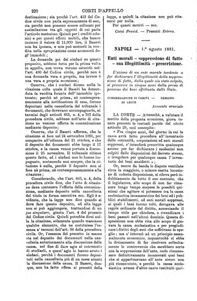 Annali della giurisprudenza italiana raccolta generale delle decisioni delle Corti di cassazione e d'appello in materia civile, criminale, commerciale, di diritto pubblico e amministrativo, e di procedura civile e penale