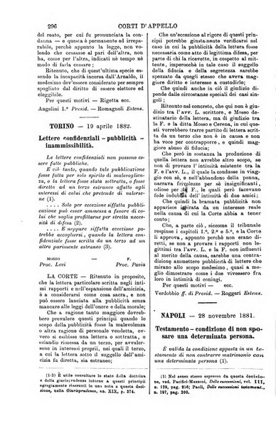 Annali della giurisprudenza italiana raccolta generale delle decisioni delle Corti di cassazione e d'appello in materia civile, criminale, commerciale, di diritto pubblico e amministrativo, e di procedura civile e penale