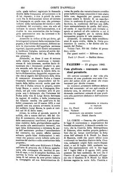 Annali della giurisprudenza italiana raccolta generale delle decisioni delle Corti di cassazione e d'appello in materia civile, criminale, commerciale, di diritto pubblico e amministrativo, e di procedura civile e penale