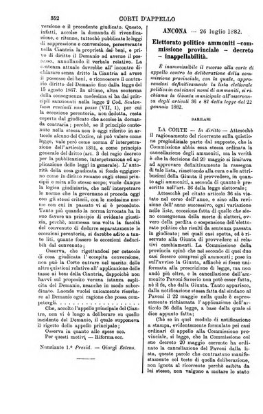 Annali della giurisprudenza italiana raccolta generale delle decisioni delle Corti di cassazione e d'appello in materia civile, criminale, commerciale, di diritto pubblico e amministrativo, e di procedura civile e penale