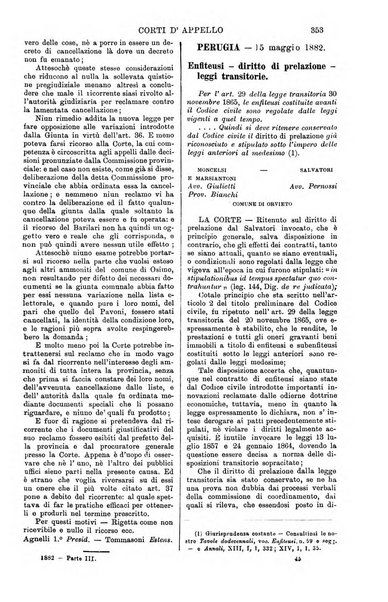 Annali della giurisprudenza italiana raccolta generale delle decisioni delle Corti di cassazione e d'appello in materia civile, criminale, commerciale, di diritto pubblico e amministrativo, e di procedura civile e penale