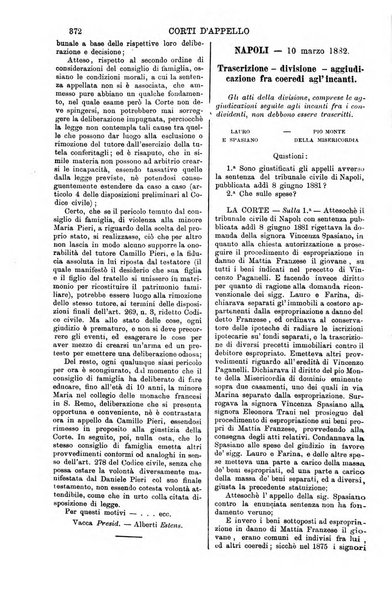 Annali della giurisprudenza italiana raccolta generale delle decisioni delle Corti di cassazione e d'appello in materia civile, criminale, commerciale, di diritto pubblico e amministrativo, e di procedura civile e penale