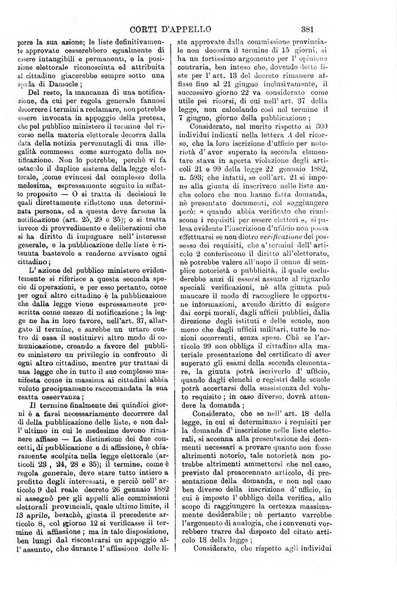 Annali della giurisprudenza italiana raccolta generale delle decisioni delle Corti di cassazione e d'appello in materia civile, criminale, commerciale, di diritto pubblico e amministrativo, e di procedura civile e penale