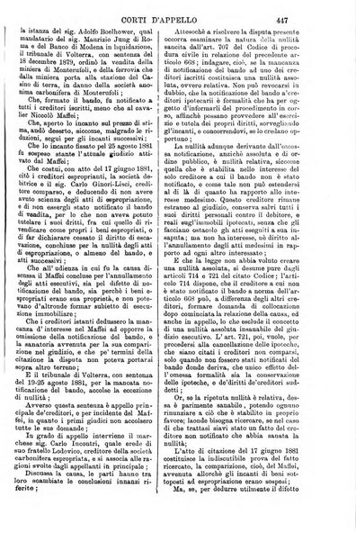 Annali della giurisprudenza italiana raccolta generale delle decisioni delle Corti di cassazione e d'appello in materia civile, criminale, commerciale, di diritto pubblico e amministrativo, e di procedura civile e penale