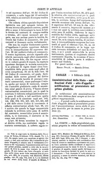 Annali della giurisprudenza italiana raccolta generale delle decisioni delle Corti di cassazione e d'appello in materia civile, criminale, commerciale, di diritto pubblico e amministrativo, e di procedura civile e penale