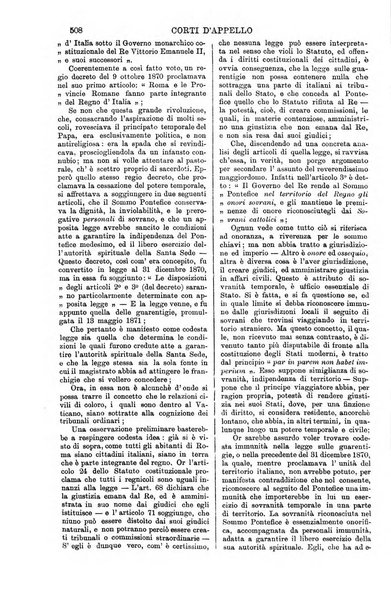 Annali della giurisprudenza italiana raccolta generale delle decisioni delle Corti di cassazione e d'appello in materia civile, criminale, commerciale, di diritto pubblico e amministrativo, e di procedura civile e penale