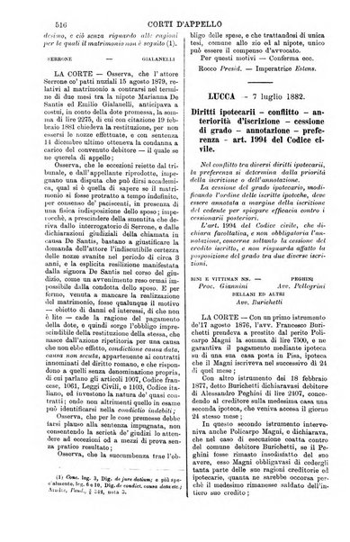 Annali della giurisprudenza italiana raccolta generale delle decisioni delle Corti di cassazione e d'appello in materia civile, criminale, commerciale, di diritto pubblico e amministrativo, e di procedura civile e penale