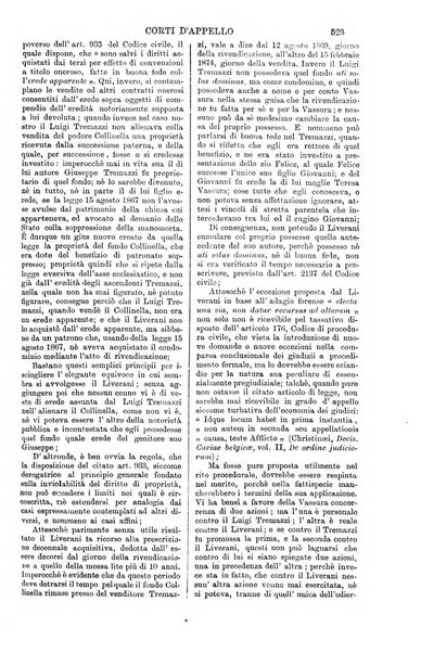 Annali della giurisprudenza italiana raccolta generale delle decisioni delle Corti di cassazione e d'appello in materia civile, criminale, commerciale, di diritto pubblico e amministrativo, e di procedura civile e penale