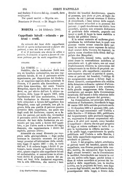 Annali della giurisprudenza italiana raccolta generale delle decisioni delle Corti di cassazione e d'appello in materia civile, criminale, commerciale, di diritto pubblico e amministrativo, e di procedura civile e penale