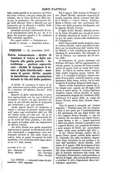 Annali della giurisprudenza italiana raccolta generale delle decisioni delle Corti di cassazione e d'appello in materia civile, criminale, commerciale, di diritto pubblico e amministrativo, e di procedura civile e penale