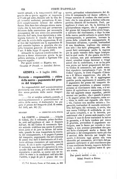 Annali della giurisprudenza italiana raccolta generale delle decisioni delle Corti di cassazione e d'appello in materia civile, criminale, commerciale, di diritto pubblico e amministrativo, e di procedura civile e penale