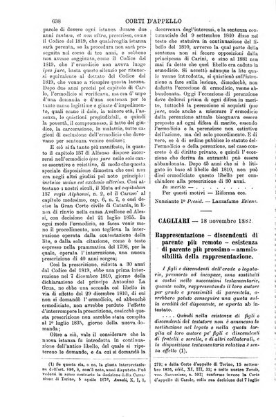 Annali della giurisprudenza italiana raccolta generale delle decisioni delle Corti di cassazione e d'appello in materia civile, criminale, commerciale, di diritto pubblico e amministrativo, e di procedura civile e penale