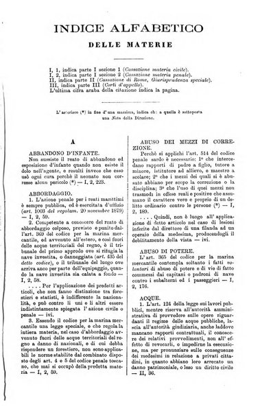 Annali della giurisprudenza italiana raccolta generale delle decisioni delle Corti di cassazione e d'appello in materia civile, criminale, commerciale, di diritto pubblico e amministrativo, e di procedura civile e penale