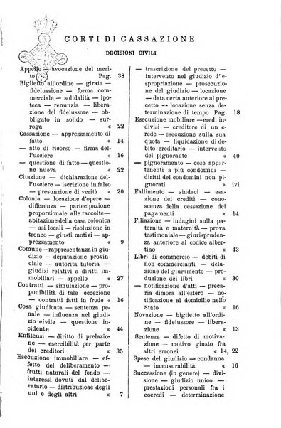 Annali della giurisprudenza italiana raccolta generale delle decisioni delle Corti di cassazione e d'appello in materia civile, criminale, commerciale, di diritto pubblico e amministrativo, e di procedura civile e penale