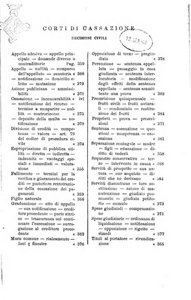 Annali della giurisprudenza italiana raccolta generale delle decisioni delle Corti di cassazione e d'appello in materia civile, criminale, commerciale, di diritto pubblico e amministrativo, e di procedura civile e penale