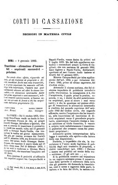 Annali della giurisprudenza italiana raccolta generale delle decisioni delle Corti di cassazione e d'appello in materia civile, criminale, commerciale, di diritto pubblico e amministrativo, e di procedura civile e penale