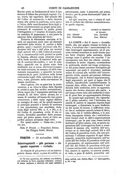 Annali della giurisprudenza italiana raccolta generale delle decisioni delle Corti di cassazione e d'appello in materia civile, criminale, commerciale, di diritto pubblico e amministrativo, e di procedura civile e penale