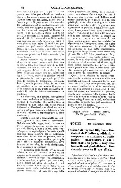 Annali della giurisprudenza italiana raccolta generale delle decisioni delle Corti di cassazione e d'appello in materia civile, criminale, commerciale, di diritto pubblico e amministrativo, e di procedura civile e penale