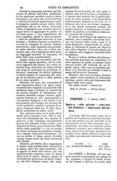 Annali della giurisprudenza italiana raccolta generale delle decisioni delle Corti di cassazione e d'appello in materia civile, criminale, commerciale, di diritto pubblico e amministrativo, e di procedura civile e penale