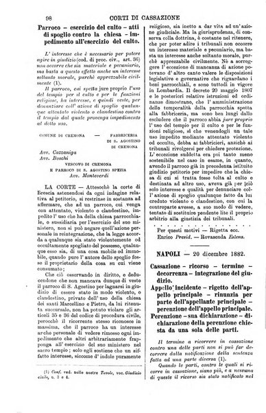 Annali della giurisprudenza italiana raccolta generale delle decisioni delle Corti di cassazione e d'appello in materia civile, criminale, commerciale, di diritto pubblico e amministrativo, e di procedura civile e penale