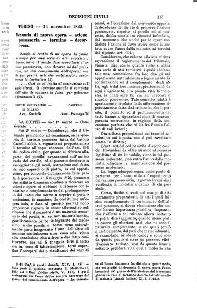 Annali della giurisprudenza italiana raccolta generale delle decisioni delle Corti di cassazione e d'appello in materia civile, criminale, commerciale, di diritto pubblico e amministrativo, e di procedura civile e penale