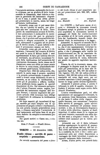 Annali della giurisprudenza italiana raccolta generale delle decisioni delle Corti di cassazione e d'appello in materia civile, criminale, commerciale, di diritto pubblico e amministrativo, e di procedura civile e penale