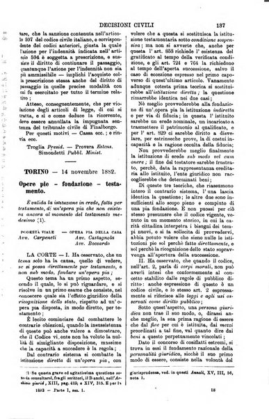 Annali della giurisprudenza italiana raccolta generale delle decisioni delle Corti di cassazione e d'appello in materia civile, criminale, commerciale, di diritto pubblico e amministrativo, e di procedura civile e penale