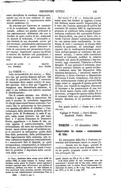 Annali della giurisprudenza italiana raccolta generale delle decisioni delle Corti di cassazione e d'appello in materia civile, criminale, commerciale, di diritto pubblico e amministrativo, e di procedura civile e penale