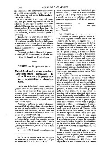 Annali della giurisprudenza italiana raccolta generale delle decisioni delle Corti di cassazione e d'appello in materia civile, criminale, commerciale, di diritto pubblico e amministrativo, e di procedura civile e penale